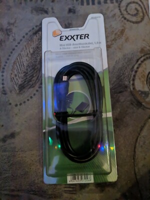Exxter by Hama / Mini USB Anschlusskabel  A Stecker - B Mini - Stecker, 1,8m 