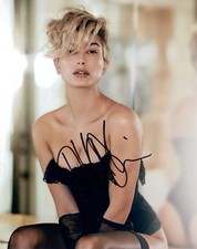 Hailey Baldwin Signed Autograph 8x10 Photo Hot Sexy Model Justin Bieber COA 