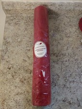 NOËL ROUGE DÉCO MAILLE NEUVE ACCENT MÉTALLISÉ 1 ROULEAU 21" X 36 PIEDS COURONNES DECOR