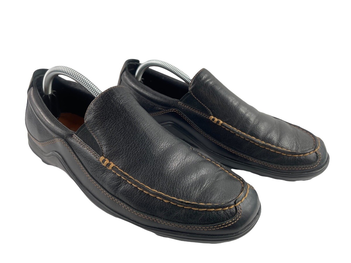 Cole Haan Driver Loafers Men 9.5M Tucker Shoes Black Leather 