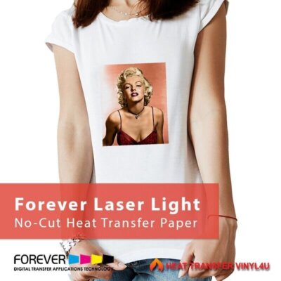 Forever Laser Light (No-Cut) Heat Transfer Paper **FREE SHIPPING**