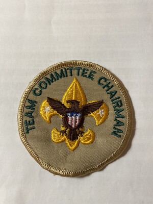 Team Committee Chairman Boy Scout Position Patch - See Description