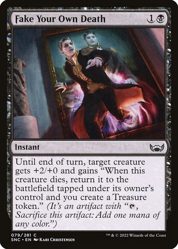Magic the Gathering (mtg): SNC: Fake Your Own Death (x 4)