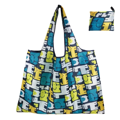 Large Foldable Reusable Ladies Shopping Bag Eco Tote Handbag Fold Away Bag UK - Picture 18 of 21