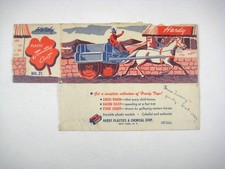 Plastic Jaunty Cart Part of Box ONLY Number 21 Hardy Plastics Chemical 1949 VTG