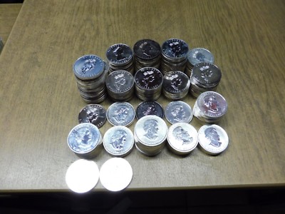 Kanada , 1 Unze Silber , 5 $ Maple Leaf , Auswahl aus 1988 / 2025