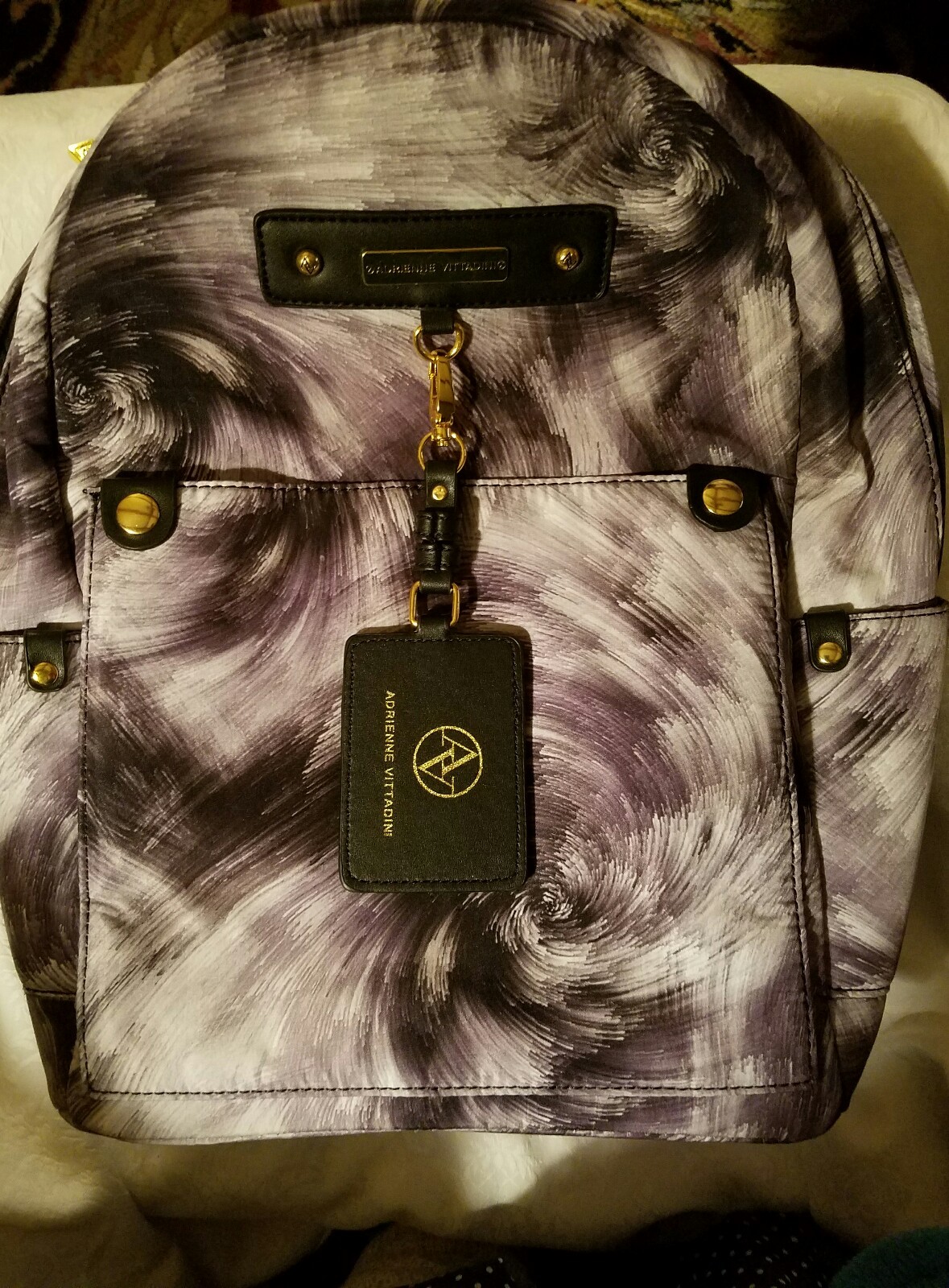 nylon designer backpack