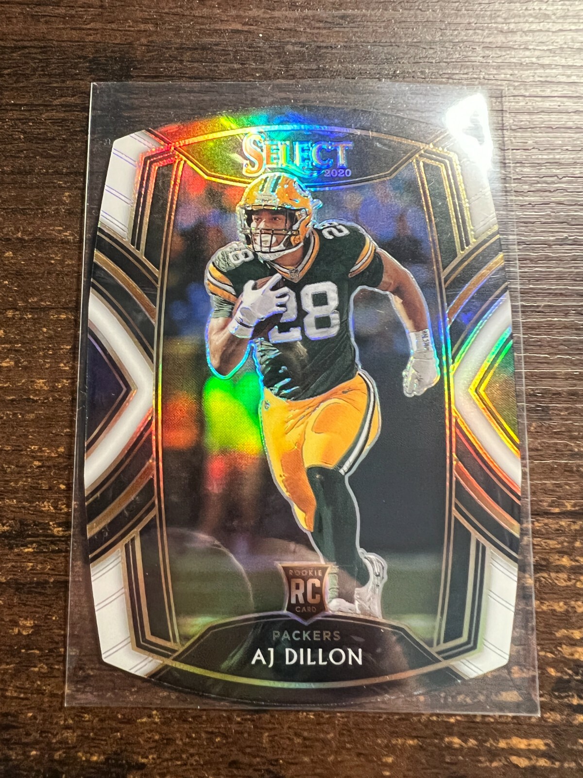 A119,909 - 2020 Select Prizm White Die Cut #265 A.J. Dillon