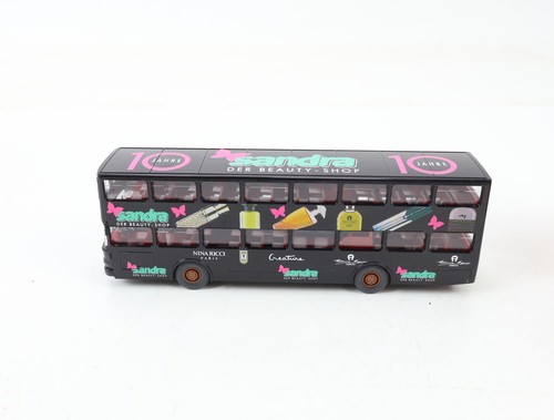 Wiking H0 Modellauto Werbemodell Doppeldecker Bus MAN SD 200 Sandra 1991 1:87 - Bild 2 von 6