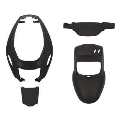 4 PIECE MATT BLACK PAINTED FAIRING KIT FOR YAMAHA 50 BWS EASY 2013-2016