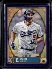 2021 Topps Gypsy Queen Indigo Parallel #119 Corey Seager 128/250 Dodgers