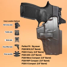 Sig P320 Holster OWB Holster Fit Sig Sauer P320 X Carry Compact M18 XFive Nitron