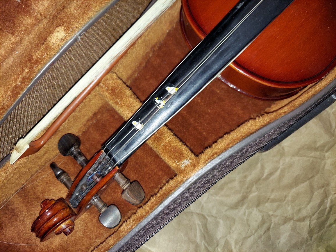 Kyoto Suzuki #111 size 4/4 violin, Korea 1992, Case & Bow, Very