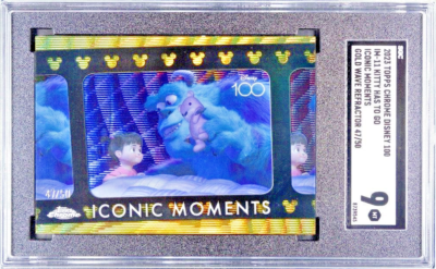 2023 Topps Chrome Disney Iconic Moment IM-11 MONSTERS, INC Gold Wave/50 SGC  9 | eBay