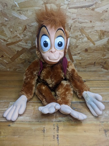 Vintage Disneyland Walt Disney World Aladdin Abu Plush Monkey Soft Toy Teddy 17"