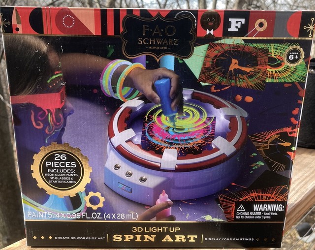 FAO Schwarz 3d Light up Spin Art Toy 1002782 for sale online eBay