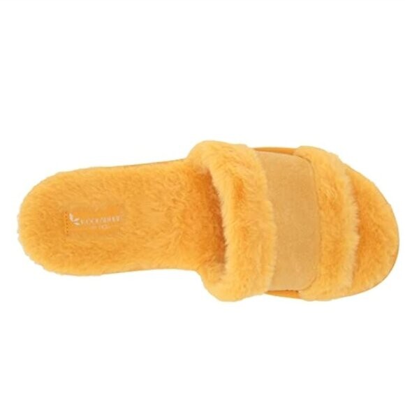 PANTOFOLA D’ORO NUOVO Koolaburra By UGG Ciabatta Donna Milo Peep Colore: Giallo Ambra 11