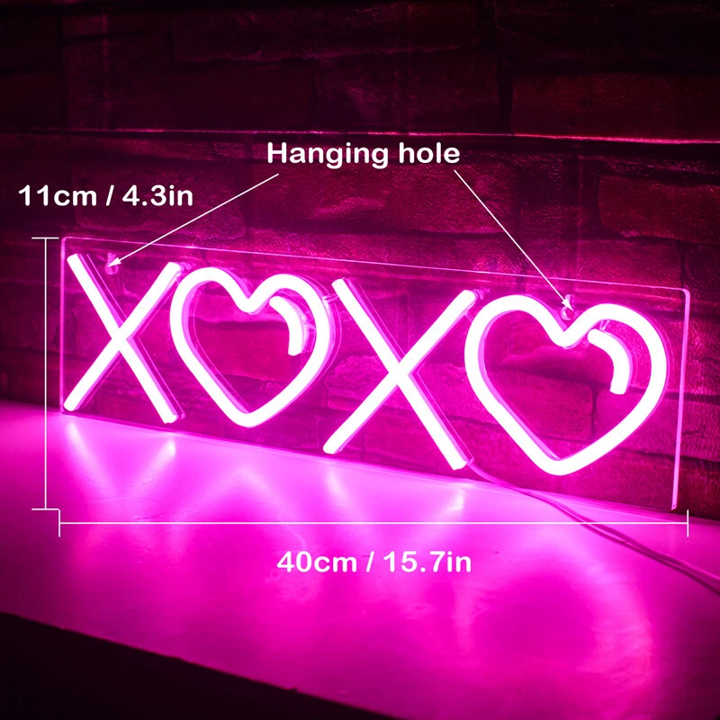 Xoxo 2024 neon light