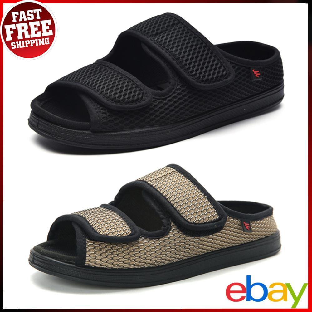 Unisex Diabetikerschuhe extra weit Diabetikersandalen für geschwollene Füße Wanderschuhe