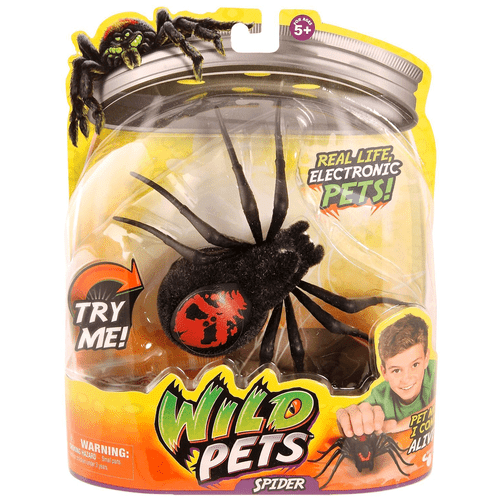 Spider Electronic Pet Black Wild Creepster Attack Creep Explore Action New Pet