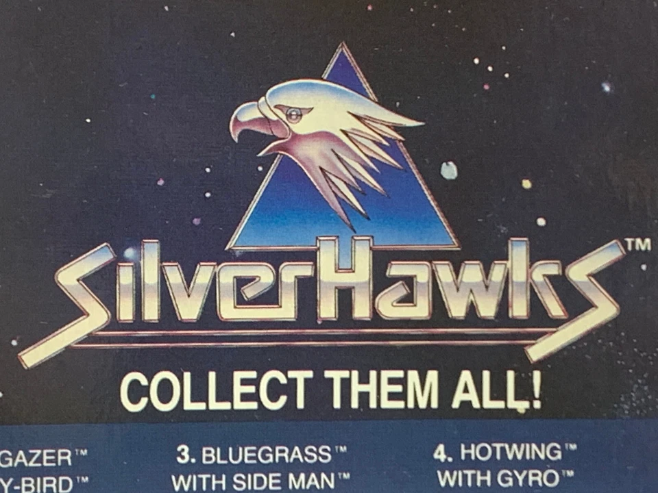 Figura de acción Kenner SilverHawks Steelwill 1987 traje ultrasónico en paquete blíster Foto 4 de 4