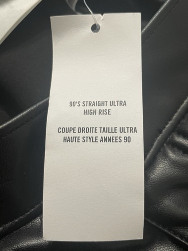 Abercrombie & Fitch The 90’ Straight Ultra High Rise Pants Size 34/18R - Picture 6 of 7