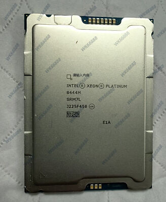 Intel Xeon Platinum 8444H QS 45 MB 16C/32T 2.9GHz LGA4677 270W CPU processor
