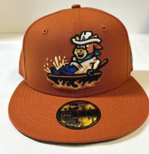 Amarillo Sod Poodles MILB NE Theme Night FITTED Hat~Rust
