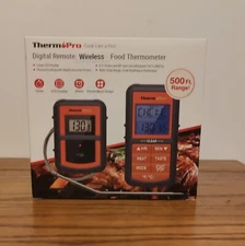 Therm Pro Digital Remote Wireless Meat Food Thermometer