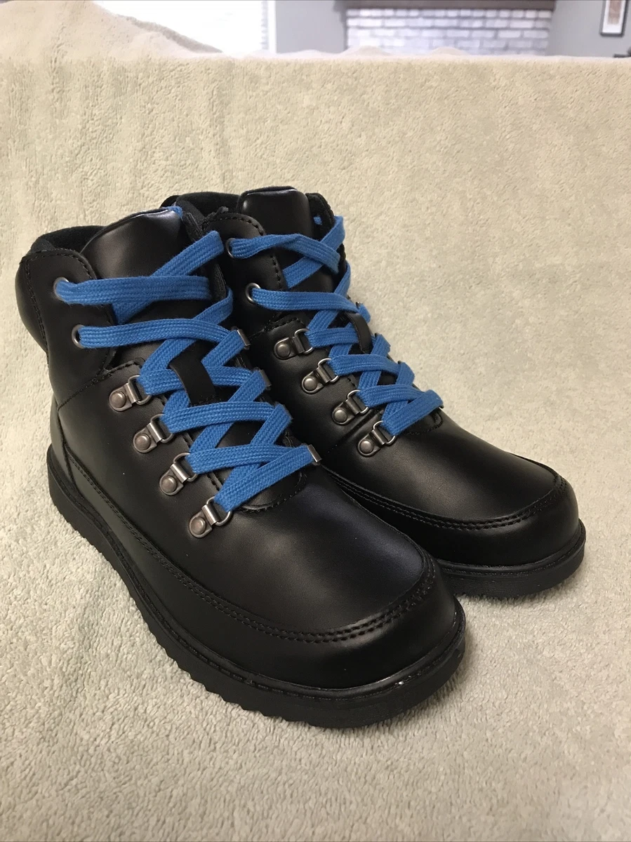 Gap Kids Boots Black w Blue Laces New with Tags Boys Size 2 eBay