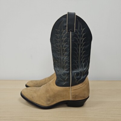 Tony Lama Western Cowgirl braun Leder klobig Rodeo Absatz Stiefel UK 3,5 US 4,5 D