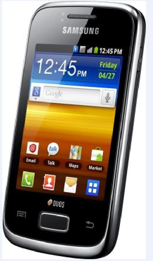 Tela sensível ao toque Samsung Galaxy Y Duos S6102 Wifi 512MB Dual SIM Android 3G 3.15MP - Imagem 3 de 4