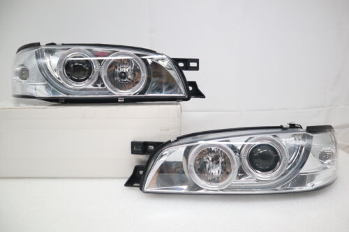 For-1995~2001-Subaru Impreza Led Clear Headlight+Corner Turn Signal Lamps Pair - Bild 3 von 9