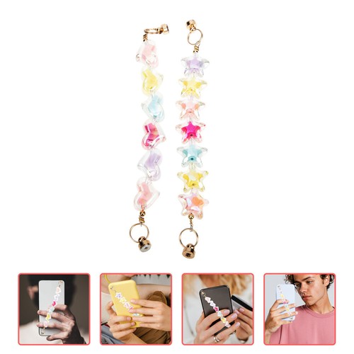2 Pcs AB Farb Liebesarmband Handy-Kettenzubehör Zum Aufhängen Handtaschenkette - 第 3/12 張圖片