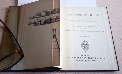 VERY RARE century David Bogue London 5th ed. BOOK OF KNOTS Art of Cordage VG - Picture 8 of 17
