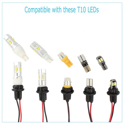 4PCS T10 Socket Clearance Cab Marker Light Holder Replacement Connector Harness - Picture 4 of 7