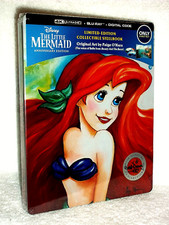 The Little Mermaid (4K/Blu-ray, 2019, STEELBOOK) Jodi Benson Samuel E Wright 