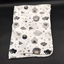 Parent's Choice Sheep Baby Blanket Gray White Black Tan Walmart