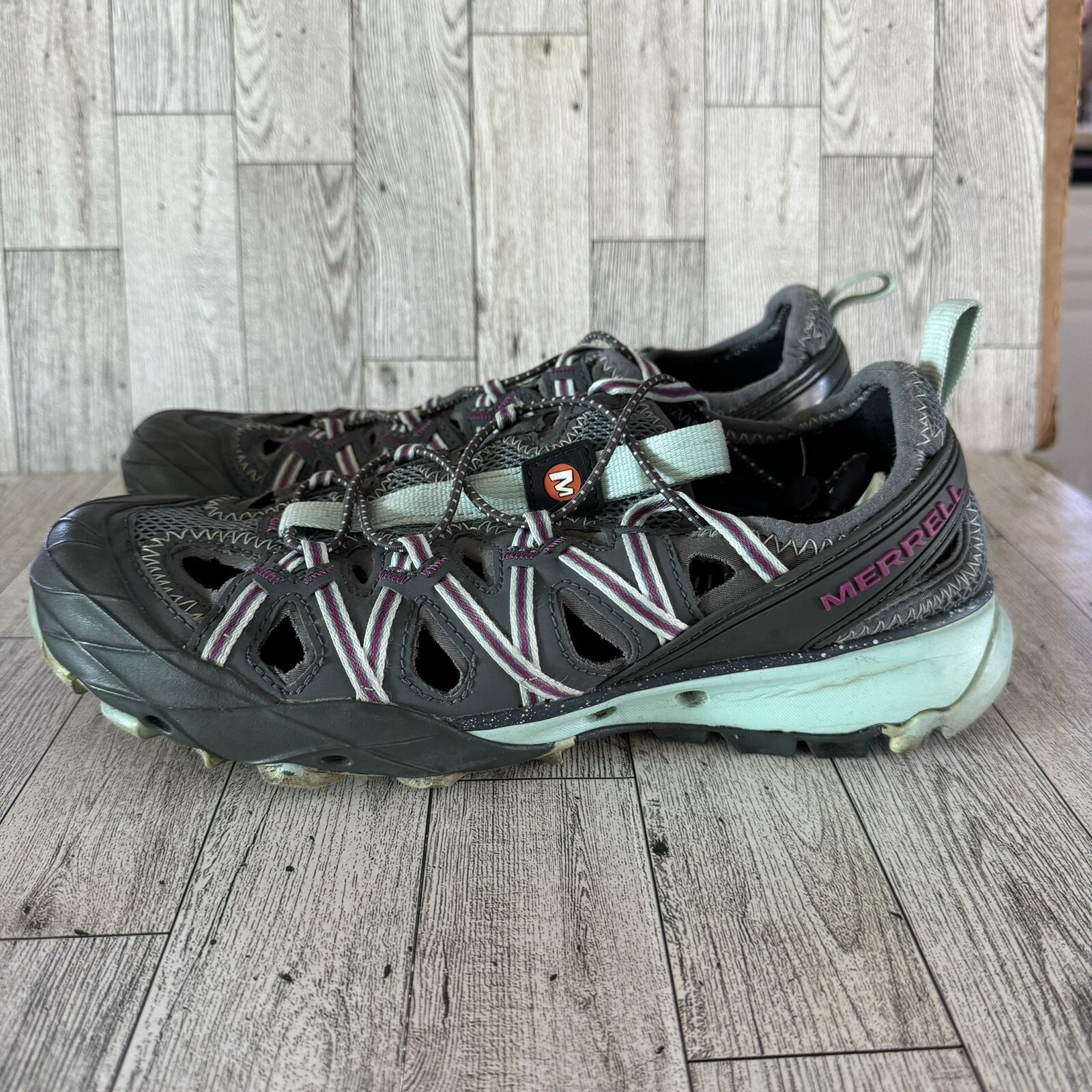 Merrell Donna Choprock Sandalo Scarpe da Escursionismo Outdoor Blu Fumo Taglia 9