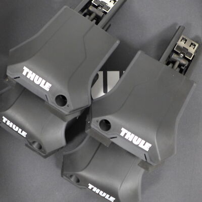 Thule 4x Einzelfüße komplett rechts+links für Dachreling Edge System 7204