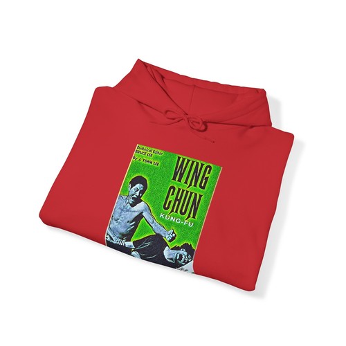 Wing Chun Kung-Fu Graphic Print Long Sleeve Unisex Heavy Blend Hooded Sweatshirt - Picture 29 of 29