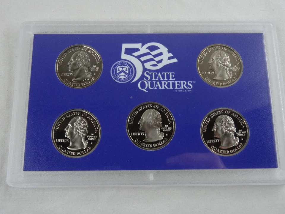 2002-S US Mint Proof Set 10 Coin Set OGP Original Government Packaging COA - Image 3 of 4