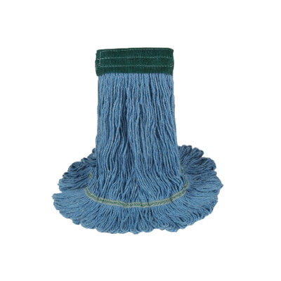Mop Head - Blue Super Loop  - Case of 12 New Mop Heads - Small