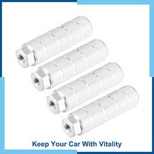 Universal Pack 4 Aluminum Alloy Rear Foot Pegs Footrests Fit 3/8 Inch Axles