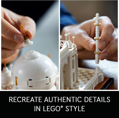 LEGO Architecture Taj Mahal 21056 Building Set - Landmarks Collection, Display M - Bild 4 von 12