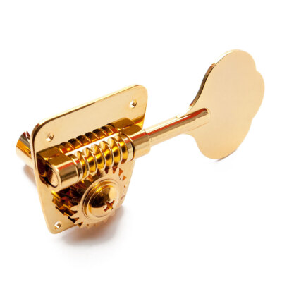 Gotoh FB30 Jazz & P Style Single Bass Tuner (Rechtshänder, Gold, Kleeblatt)