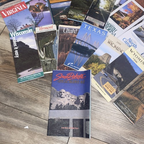 Lot cartes routières anciennes villes américaines années 60-2000 États-Unis - Photo 14/14