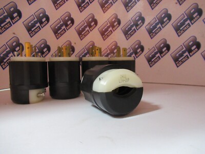 Leviton 2411 (LOT OF 5) Twistlock Plug 20 Amp 120/250 Volt 4 Wire L14-20P -NEW-S