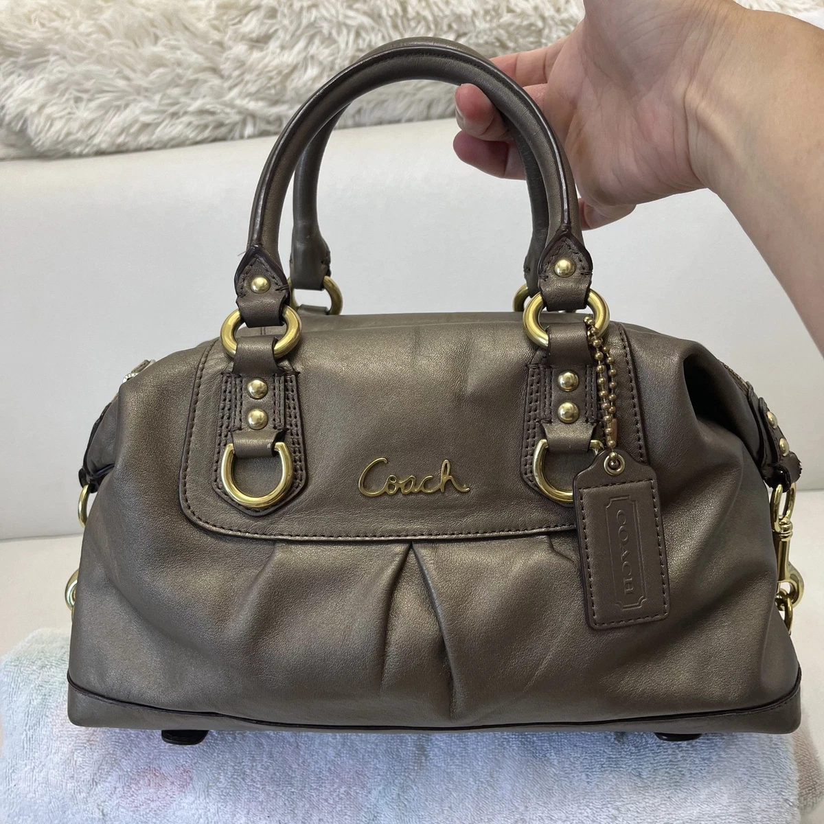 Coach Ashley Satchel/Top Handle Bag Brown Bags & Handbags for