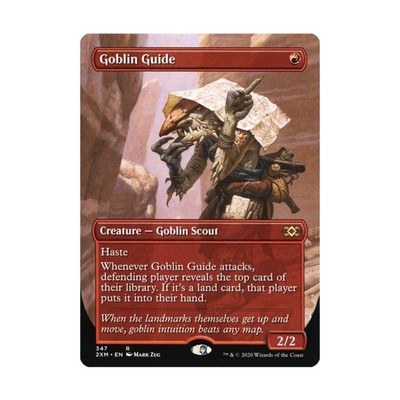 WOTC MtG Double Masters Goblin Guide (Borderless) (R) NM